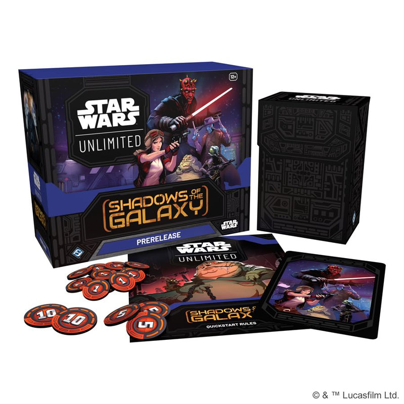 Star Wars: Unlimited: Shadows Of The Galaxy Prerelease Box Jul-12 Pre-Order - Tistaminis