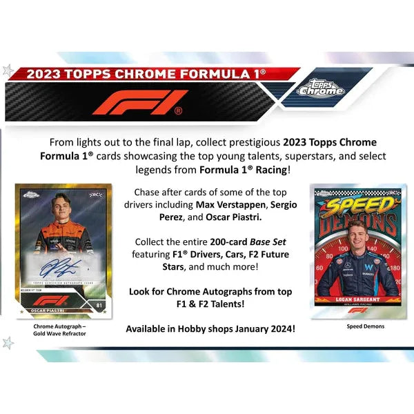 TOPPS FORMULA 1 CHROME 2023 New - Tistaminis