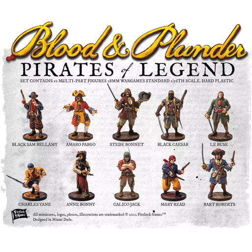 Blood and Plunder Pirates of Legend Captains Box New - Tistaminis