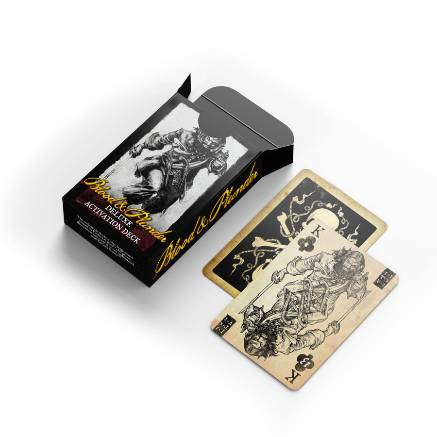 Blood & Plunder Raise the Black - Deluxe Activation Deck New - Tistaminis