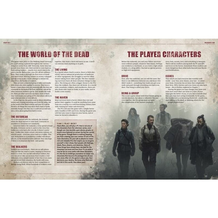 THE WALKING DEAD UNIVERSE RPG CORE RULES Nov-17 Pre-Order - Tistaminis