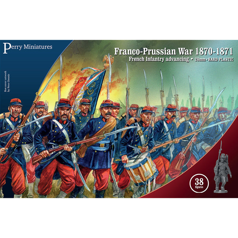 Perry Miniatures Franco-Prussian War French Infantry Advancing New - Tistaminis