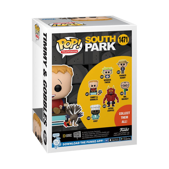 Funko POP TV SOUTH PARK TIMMY & GOBBLES #1471 New - Tistaminis