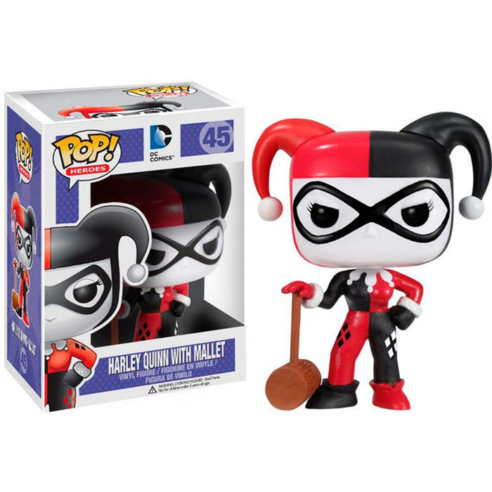 FUNKO POP DC HARLEY QUINN W/ MALLET #45