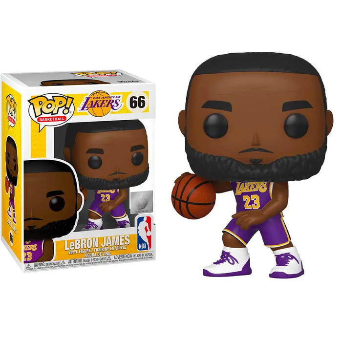 Funko POP NBA LAKERS LEBRON JAMES #66 New - Tistaminis