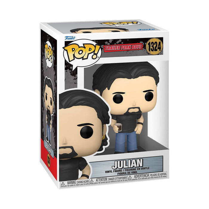 Funko POP TV TRAILER PARK BOYS JULIAN WITH DRINK #1324 New - Tistaminis