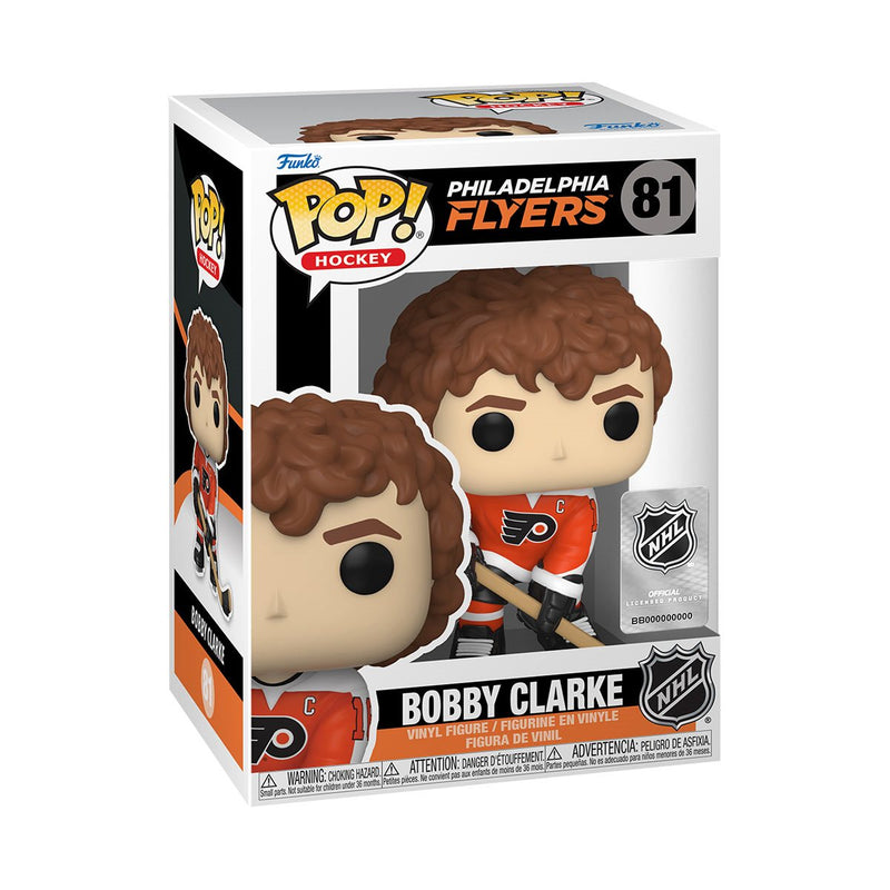 Funko POP NHL LEGENDS BOBBY CLARKE (FLYERS) #81 New - Tistaminis