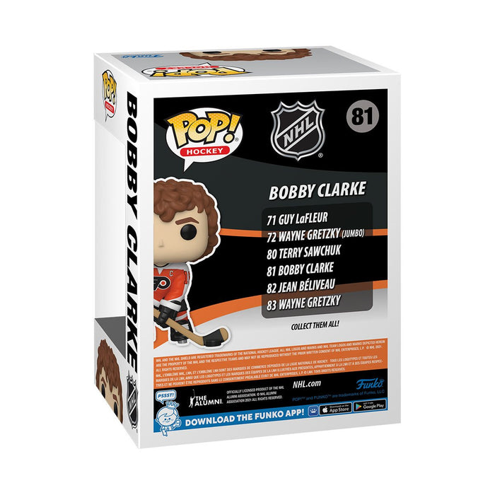 Funko POP NHL LEGENDS BOBBY CLARKE (FLYERS) #81 New - Tistaminis