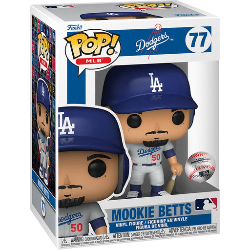 Funko Pop! MLB DODGERS MOOKIE BETTS (ALT) #77 New - Tistaminis