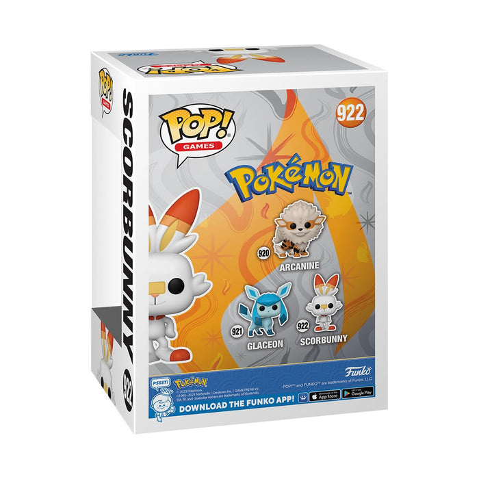 Funko Pop! POP POKEMON SCORBUNNY #922 New - Tistaminis