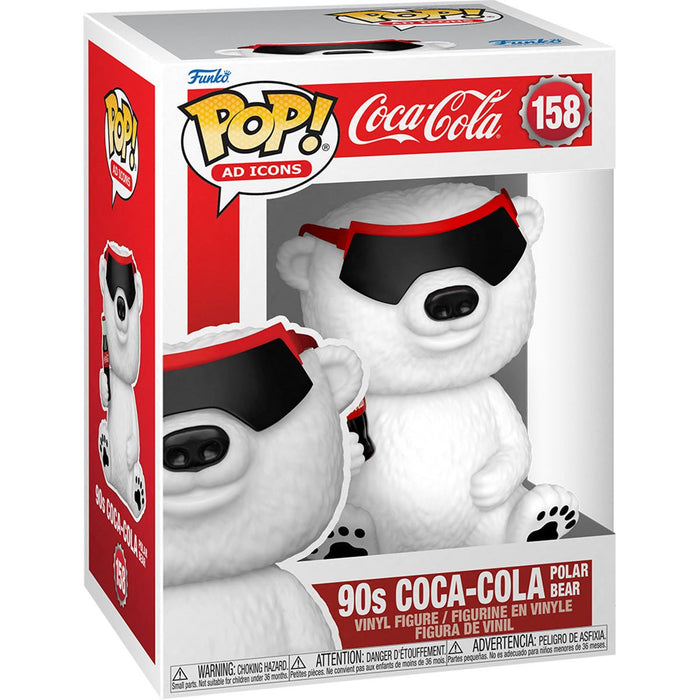 FUNKO POP ICONS COCA-COLA POLAR BEAR 90's New - Tistaminis