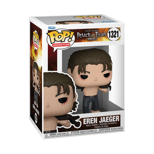 Funko Pop POP ANIME ATTACK ON TITAN EREN JAEGER #1321 New - Tistaminis