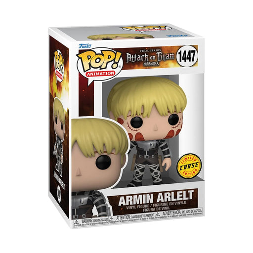 Fubko Pop POP ANIME ATTACK ON TITAN ARMIN ARLERT (CHASE) #1447 New - Tistaminis