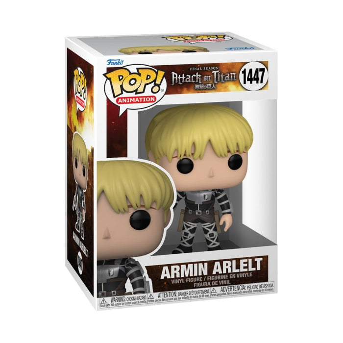 Fubko Pop POP ANIME ATTACK ON TITAN ARMIN ARLERT #1447 New - Tistaminis