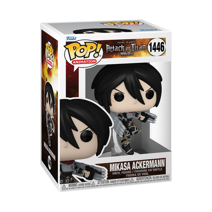 Fubko Pop POP ANIME ATTACK ON TITAN MIKASA #1446 New - Tistaminis