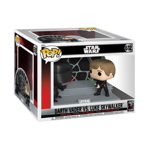 Funko POP MOMENT STAR WARS EP VI 40TH LUKE VS VADER #612 New - Tistaminis