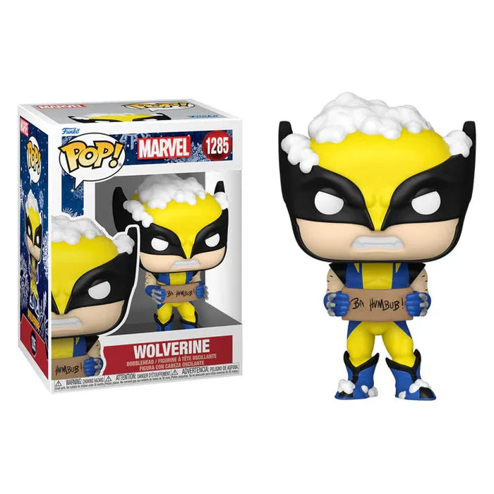 FUNKO POP HOLIDAY MARVEL WOLVERINE W/ SIGN #1285