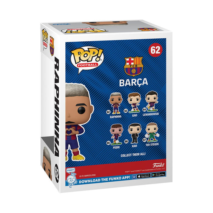 Funko POP FOOTBALL BARCELONA RAPHINHA #62 New - Tistaminis