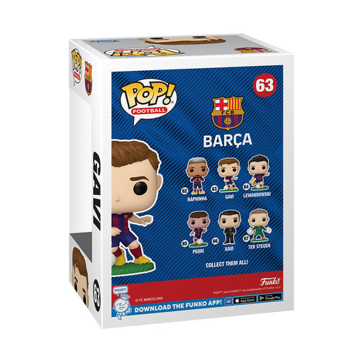 Funko POP FOOTBALL BARCELONA GAVI #63 New - Tistaminis