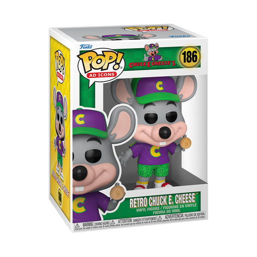 Funko POP ICONS CHUCK E CHEESE CHUCK #186 New - Tistaminis