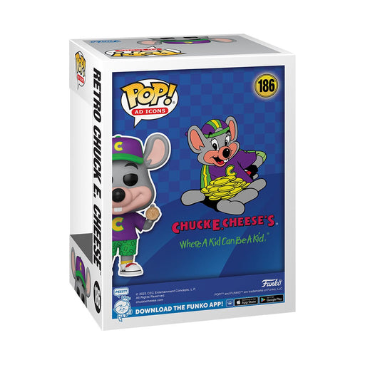 Funko POP ICONS CHUCK E CHEESE CHUCK #186 New - Tistaminis