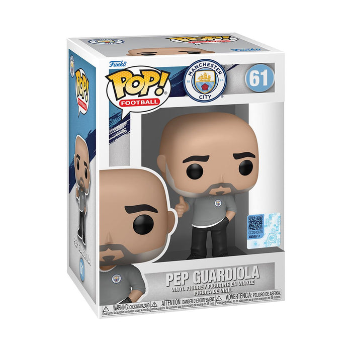 FUNKO POP FOOTBALL MANCHESTER CITY PEP GUARDIOLA #61 New - Tistaminis