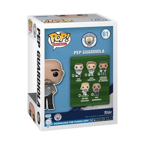 FUNKO POP FOOTBALL MANCHESTER CITY PEP GUARDIOLA #61 New - Tistaminis