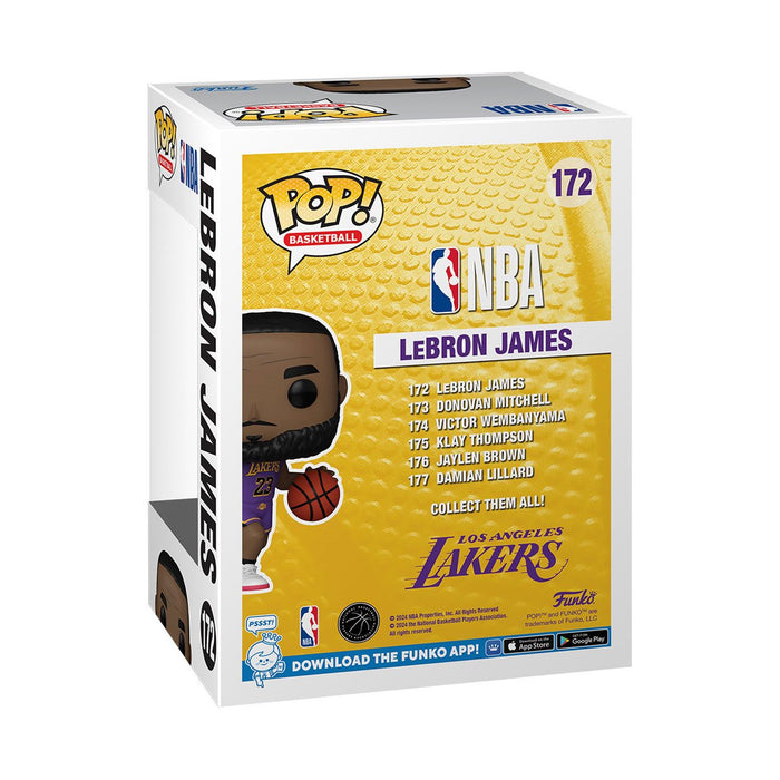 Funko POP NBA LAKERS LEBRON JAMES (PURPLE) #172 New - Tistaminis