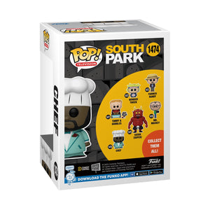 Funko POP TV SOUTH PARK CHEF IN SUIT #1474 New - Tistaminis