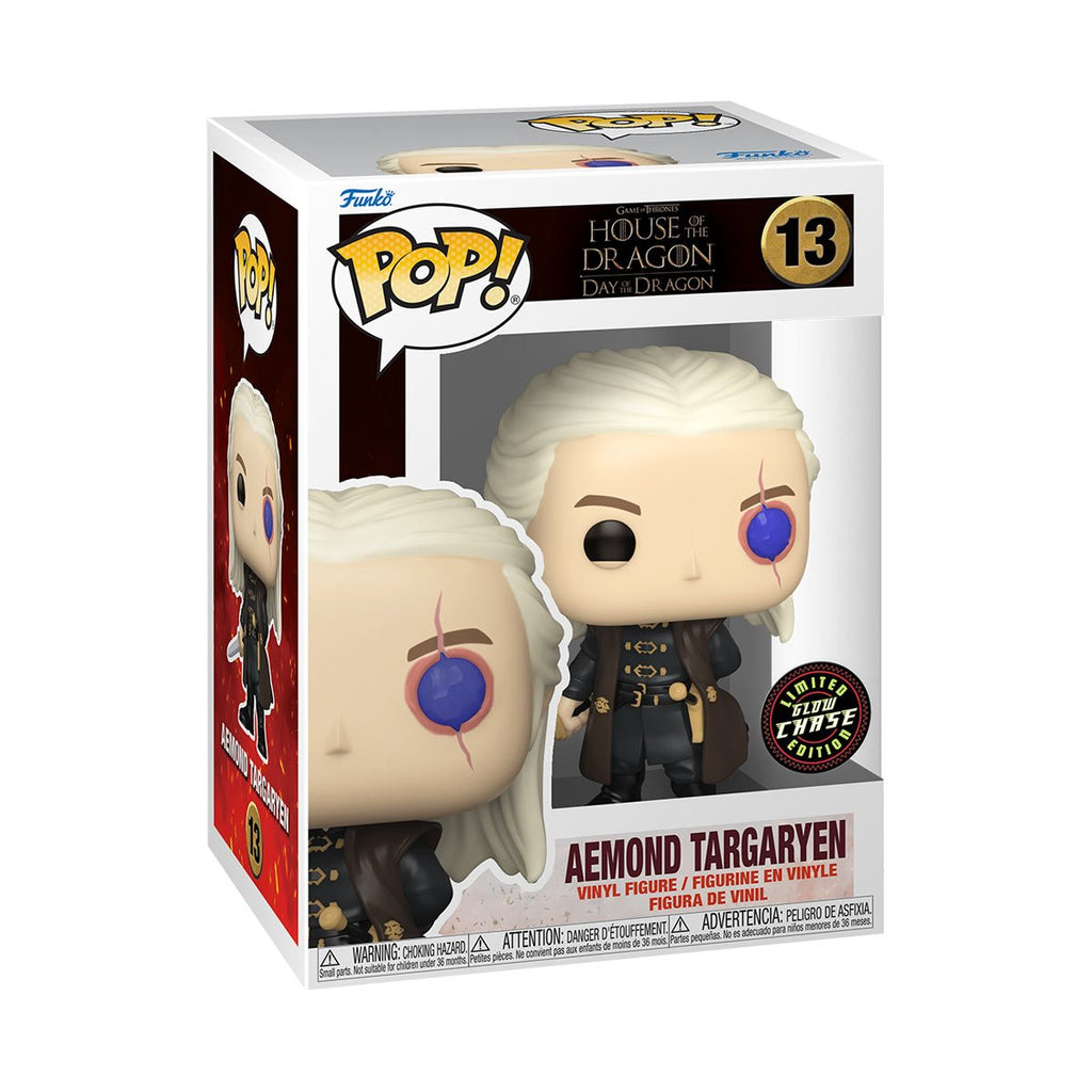FUNKO POP TV GAME OF THRONES HOUSE OF THE DRAGON AEMOND CHASE #13 New - Tistaminis