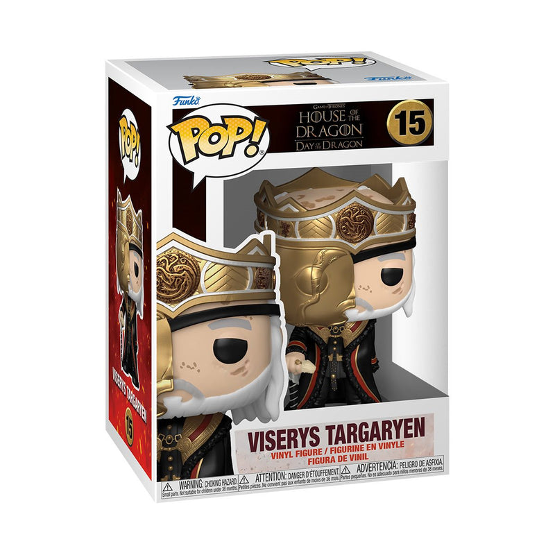 FUNKO POP TV GAME OF THRONES HOUSE OF THE DRAGON VISERYS #15 New - Tistaminis