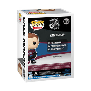 FUNKO POP NHL AVALANCHE CALE MAKAR New - Tistaminis