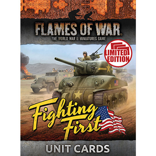 Flames of War Fighting First Unit Cards (Mid War x29 Cards)