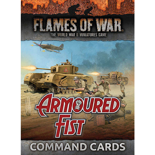 Flames of War Armoured Fist Command Cards (Mid War x53 Cards)