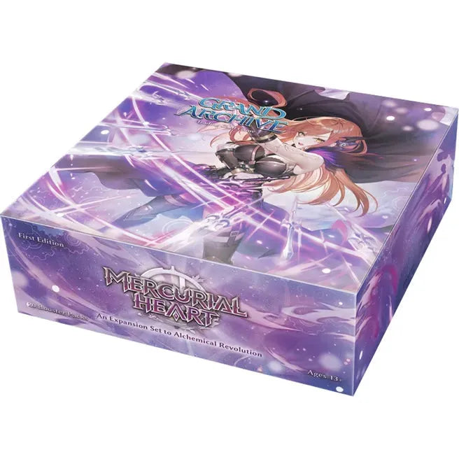 Grand Archive: Mercurial Heart 1st Edition Booster Box May-17 Pre-Order - Tistaminis
