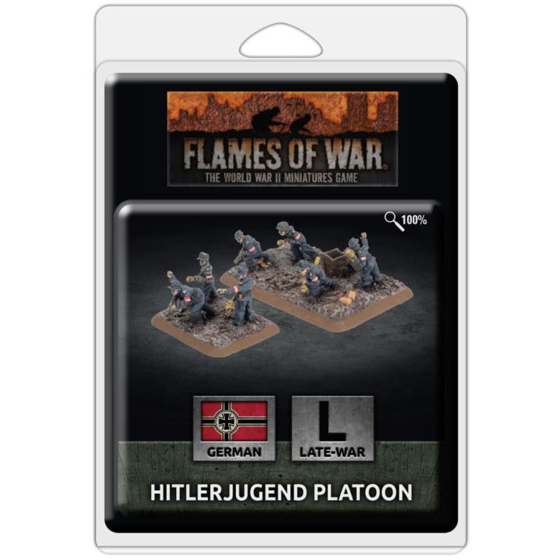 Flames of War German Hitlerjugend Platoon (x32 Figs) New - Tistaminis