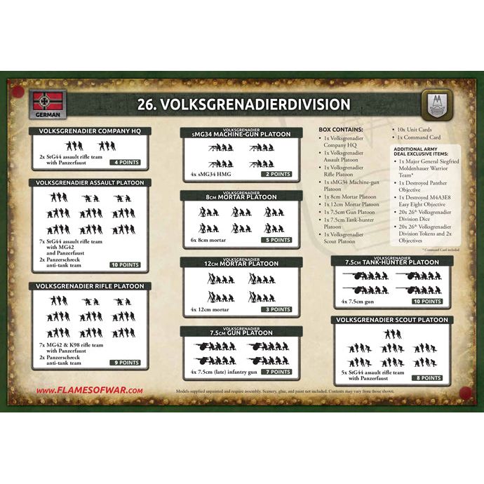 Flames of War Volksgrenadier (Winter) Army Deal