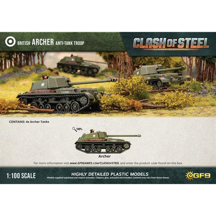 Clash of Steel Archer Anti-Tank Troop (x4 Plastic)