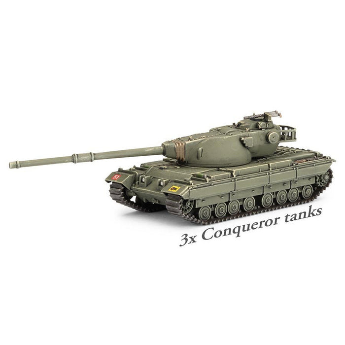 Clash of Steel Conqueror Heavy Tank Troop (x3 Plastic)