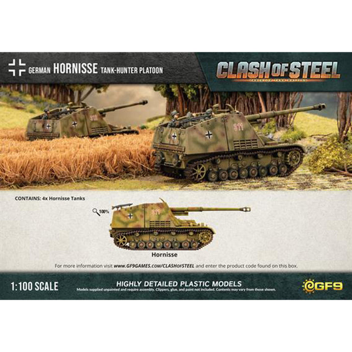 Clash of Steel Hornisse Tank-hunter Platoon (x4 Plastic)