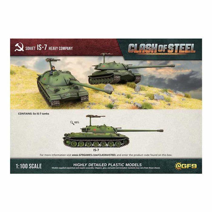 Clash of Steel IS-7 Heavy Tank Company (x5 Plastic)