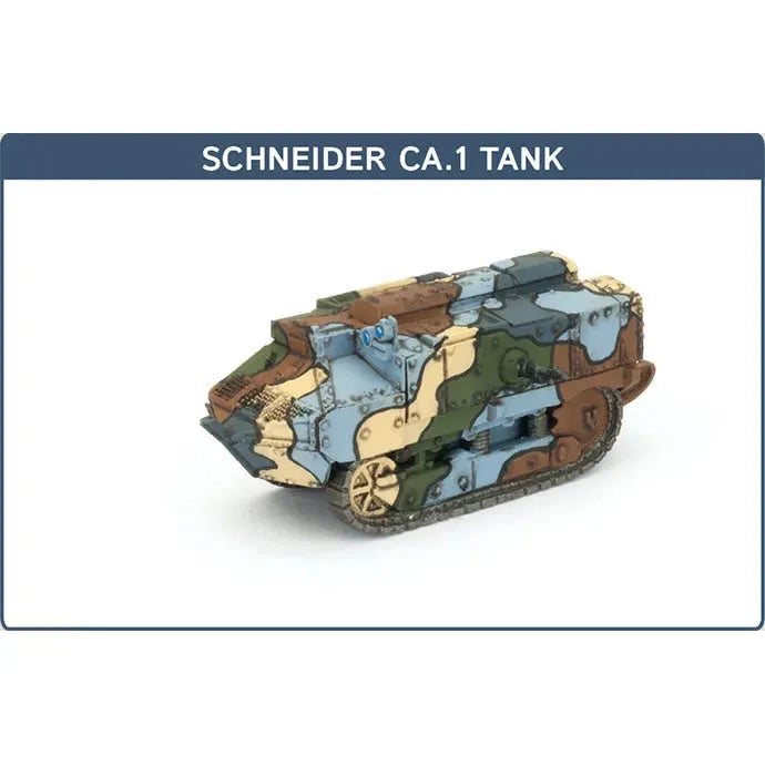 Great War Schneider CA.1 Tank New - Tistaminis