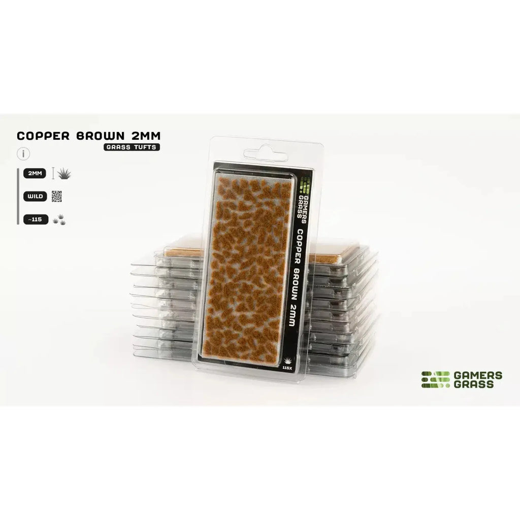 Gamers Grass Copper Brown 2mm New - Tistaminis