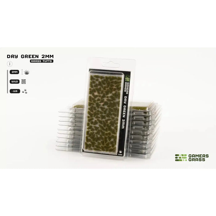 Gamers Grass Dry Green 2mm New - Tistaminis