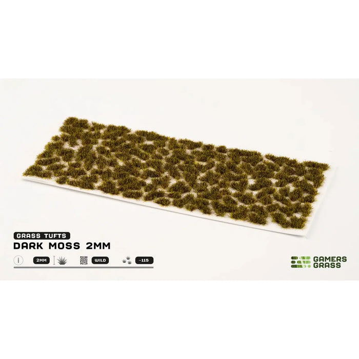 Gamers Grass Dark Moss 2mm New - Tistaminis