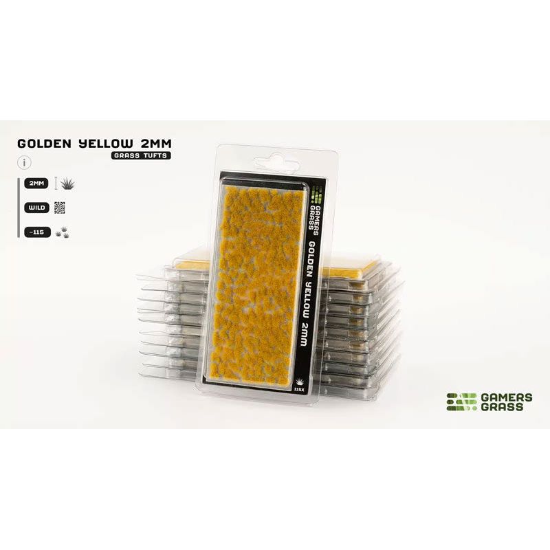 Gamers Grass Golden Yellow 2mm New - Tistaminis