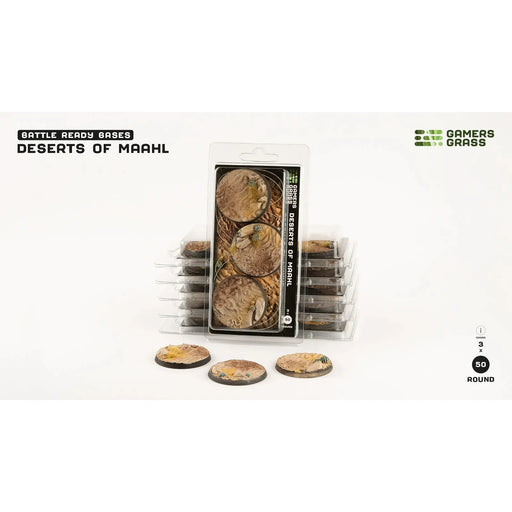 Deserts of Maahl Round 50mm (x3) New - Tistaminis