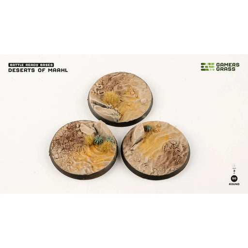 Deserts of Maahl Round 50mm (x3) New - Tistaminis