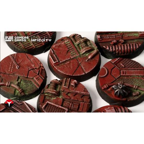 Gamers Grass: Nomad Crew Deck Round 25mm New