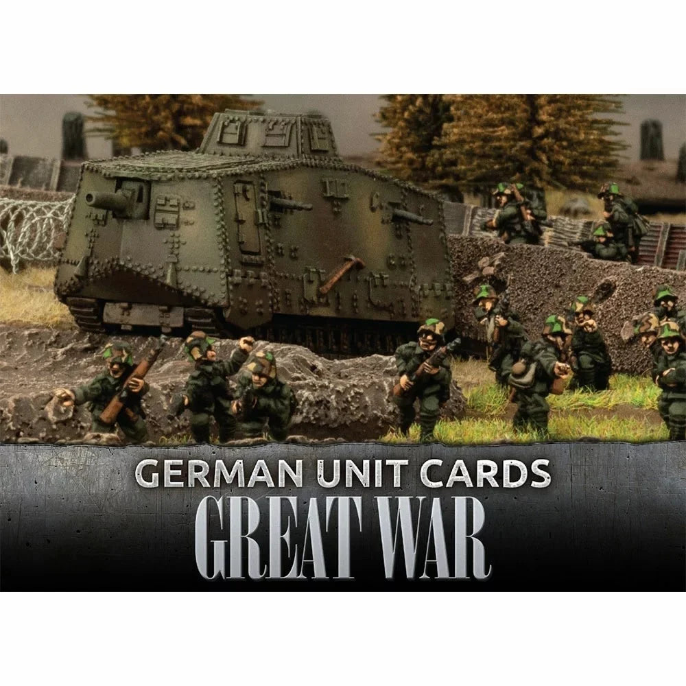 Great War - German Unit Cards (x62 Cards), Contains 62 cards, New - Tistaminis